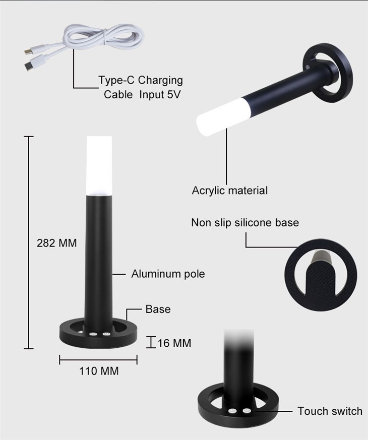 Cylindrical Table Lamp